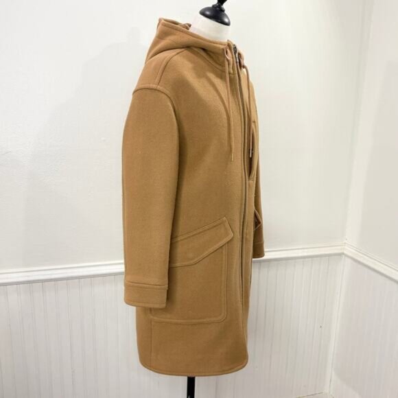 Madewell Size XS Lynnford Coat Wool Cashmere Blend Insuluxe Fabric Classic Camel - Picture 2 of 16